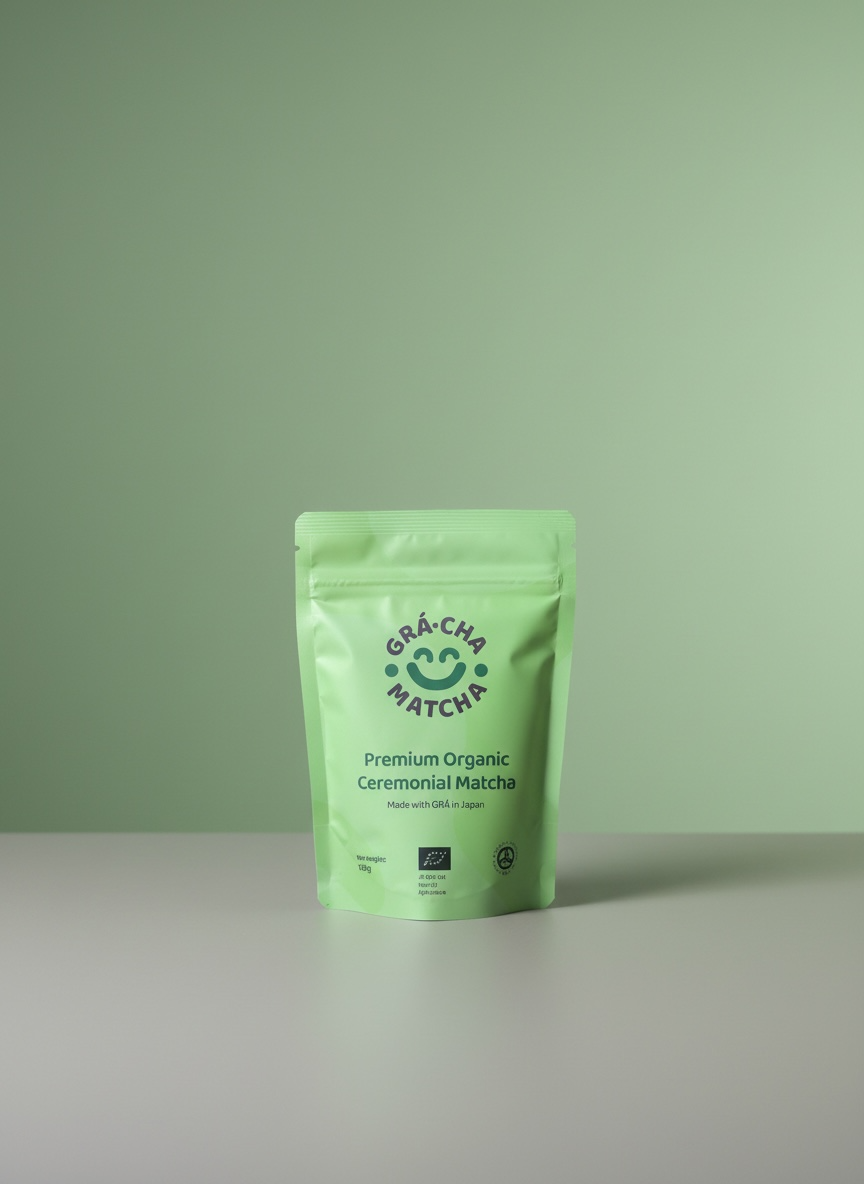 GRA CHA premium first-harvest Japanese ceremonial matcha – luxury organic green tea for high-end wellness